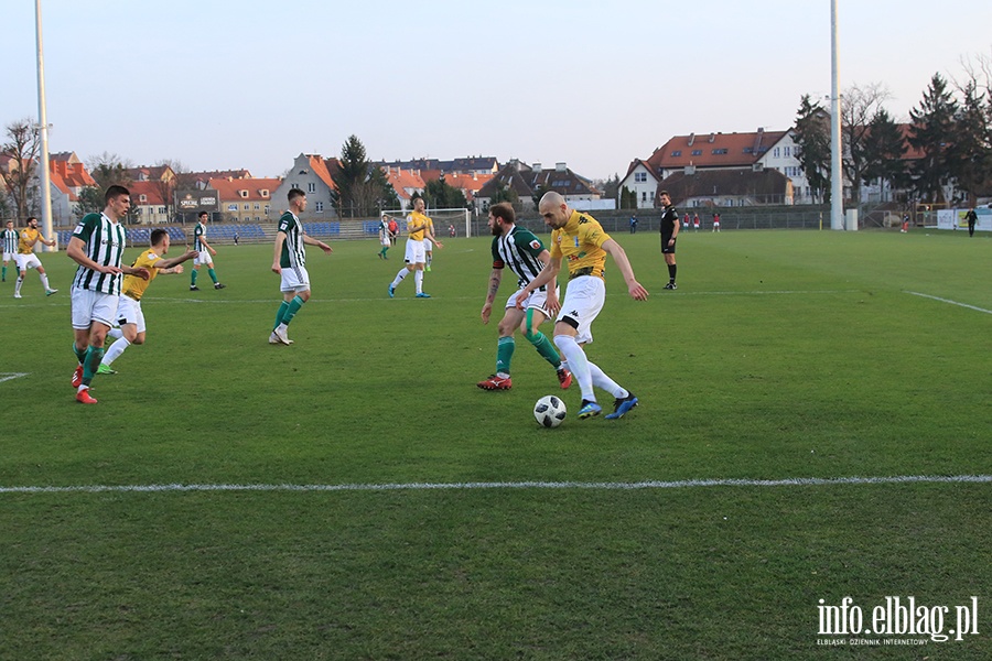 Mecz Olimpia Elblg Olimpia Grudzidz , fot. 96