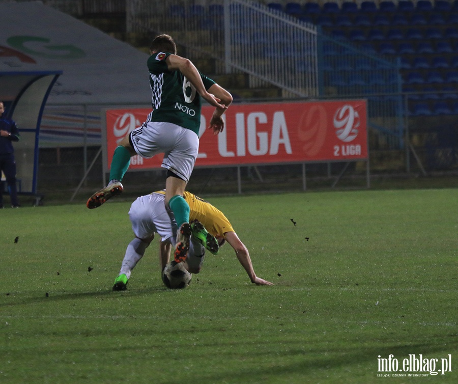 Mecz Olimpia Elblg Olimpia Grudzidz , fot. 107