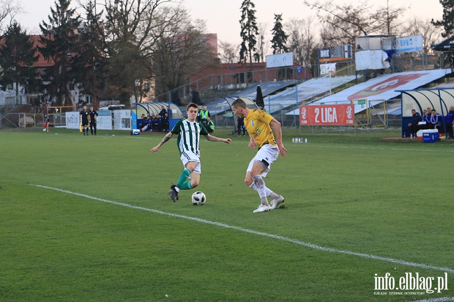 Mecz Olimpia Elblg Olimpia Grudzidz , fot. 129