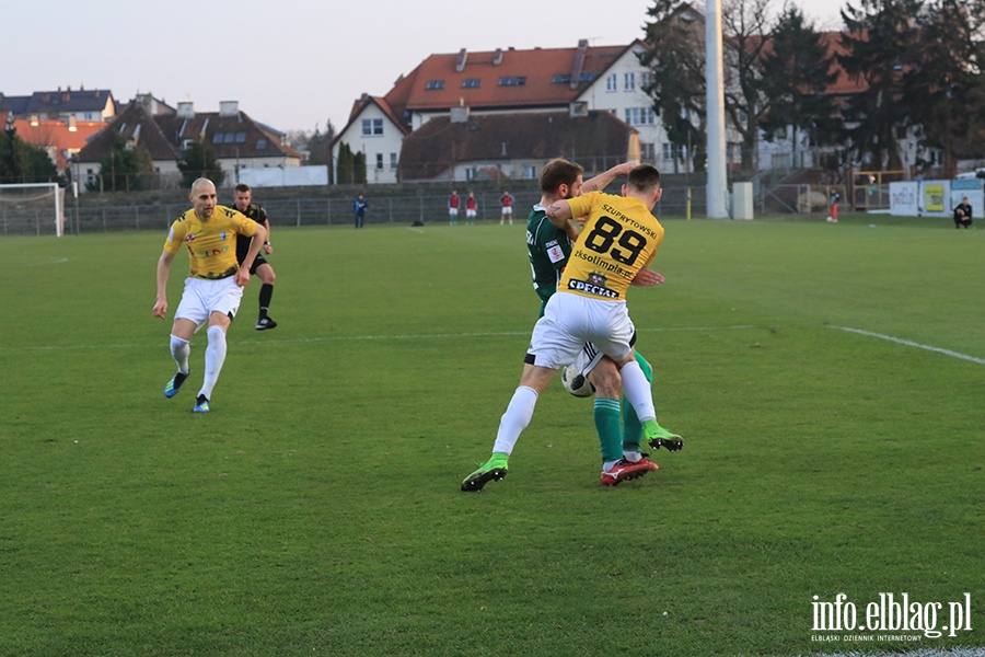 Mecz Olimpia Elblg Olimpia Grudzidz , fot. 130