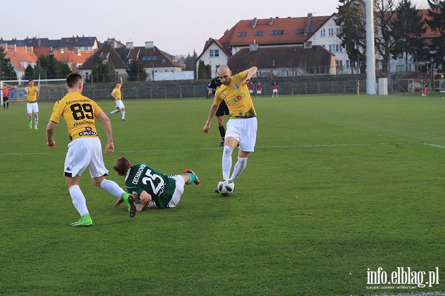 Mecz Olimpia Elblg Olimpia Grudzidz , fot. 131