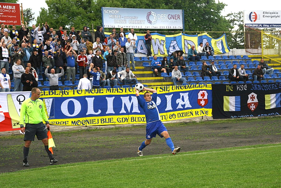Mecz 28 kolejki III ligi: Olimpia Elblg - Start Dziadowo, fot. 5