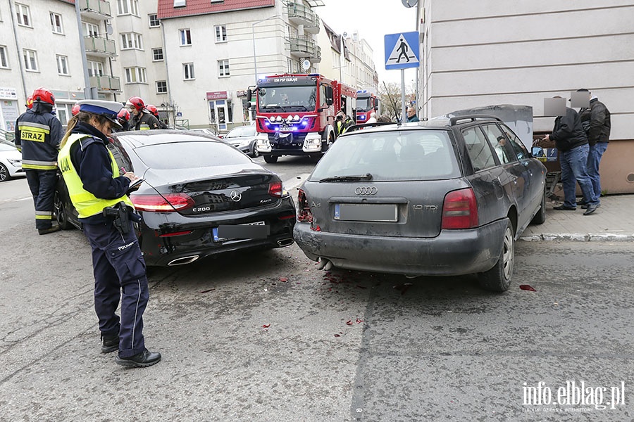 Wypadek ulica Malborska, fot. 3