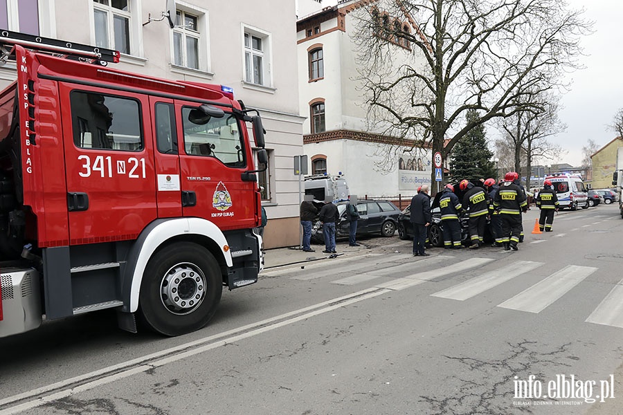 Wypadek ulica Malborska, fot. 13