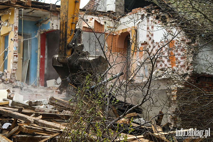 Wyburzono budynek przy Stawidowej - zobacz zdjcia z rozbirki , fot. 34