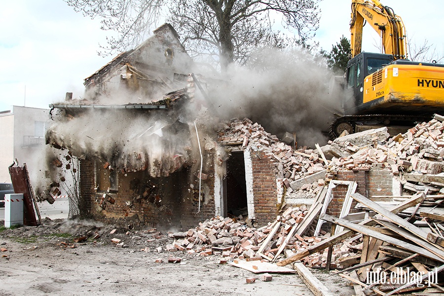 Wyburzono budynek przy Stawidowej - zobacz zdjcia z rozbirki , fot. 45
