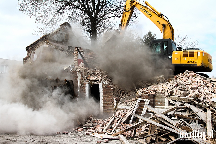 Wyburzono budynek przy Stawidowej - zobacz zdjcia z rozbirki , fot. 46