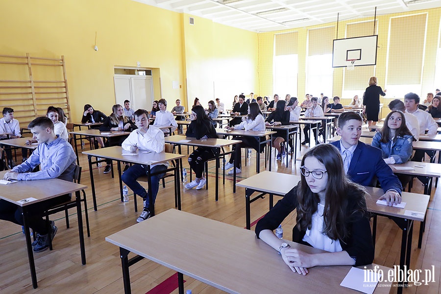 SP 4 egzamin ośmioklasistów, fot. 21