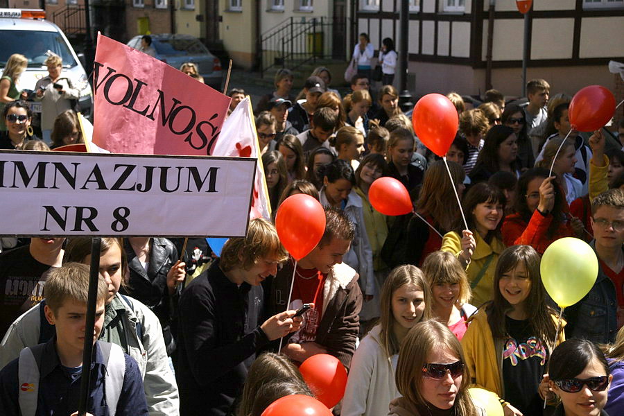 Marsz Młodości i Radości uczniów elbląskich szkół, fot. 11