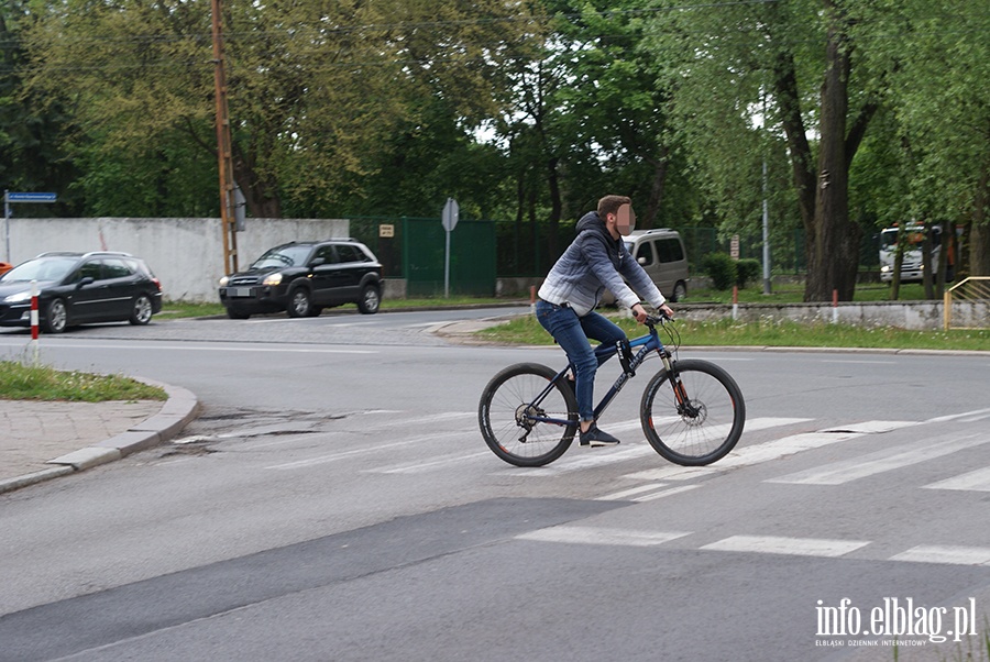 UWAGA! Rowerzyci na przejciach dla pieszych, fot. 8