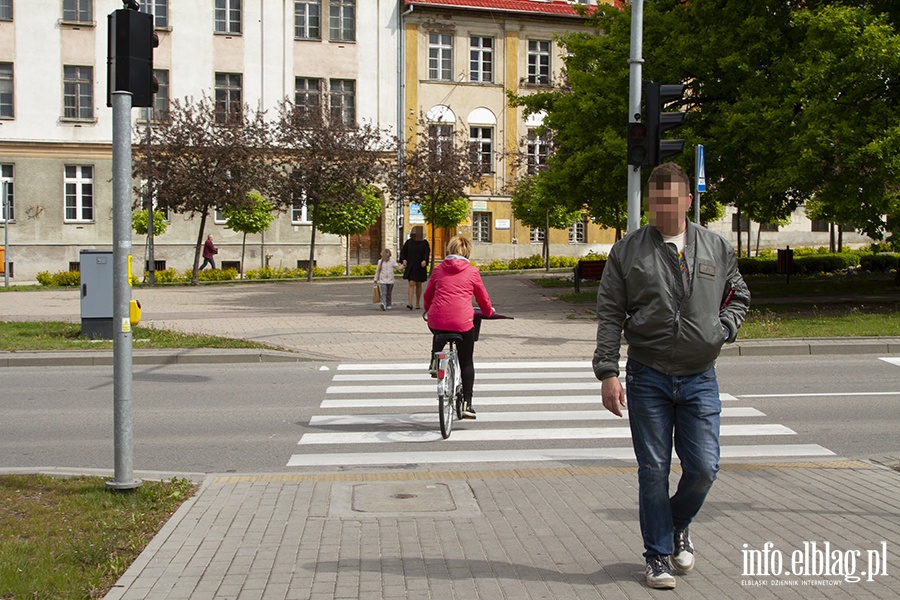 UWAGA! Rowerzyci na przejciach dla pieszych, fot. 14