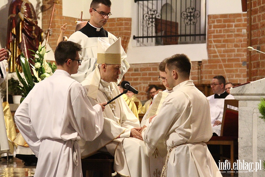  Święcenie kandydatów na diakonów w elbląskiej , fot. 18