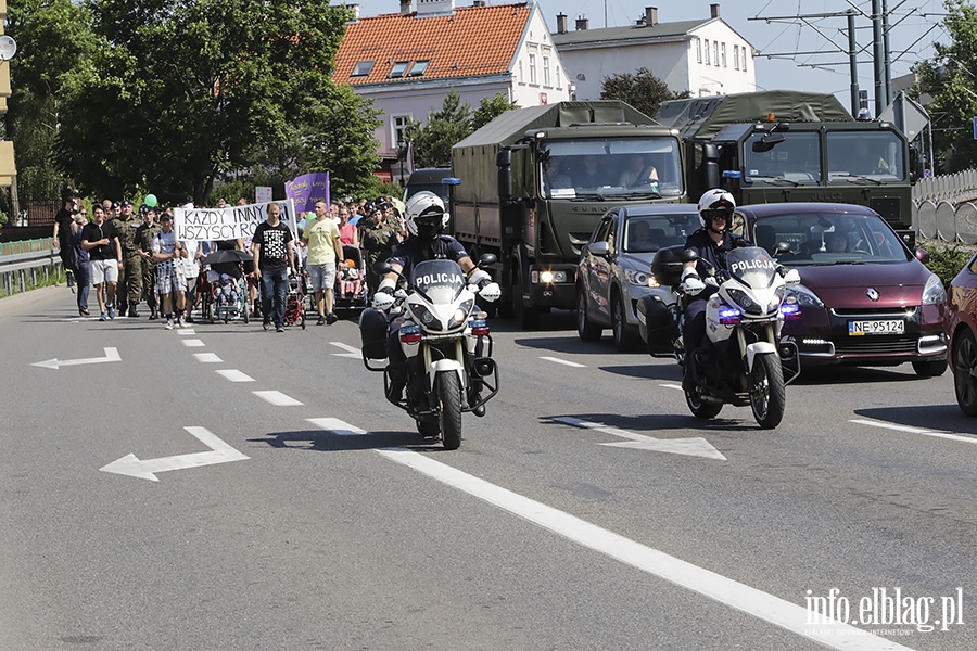 Przemarsz niepenosprawnych mieszkacw Elblga, fot. 20