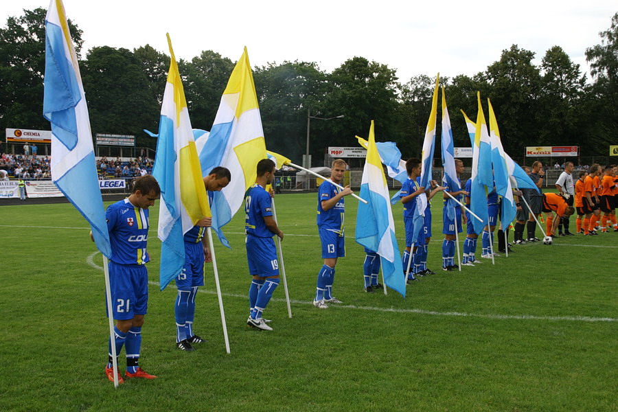 Mecz 1 kolejki II ligi Olimpia Elblg - Wigry Suwaki 1:0, fot. 3