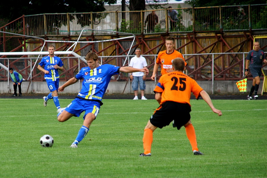 Mecz 1 kolejki II ligi Olimpia Elblg - Wigry Suwaki 1:0, fot. 8