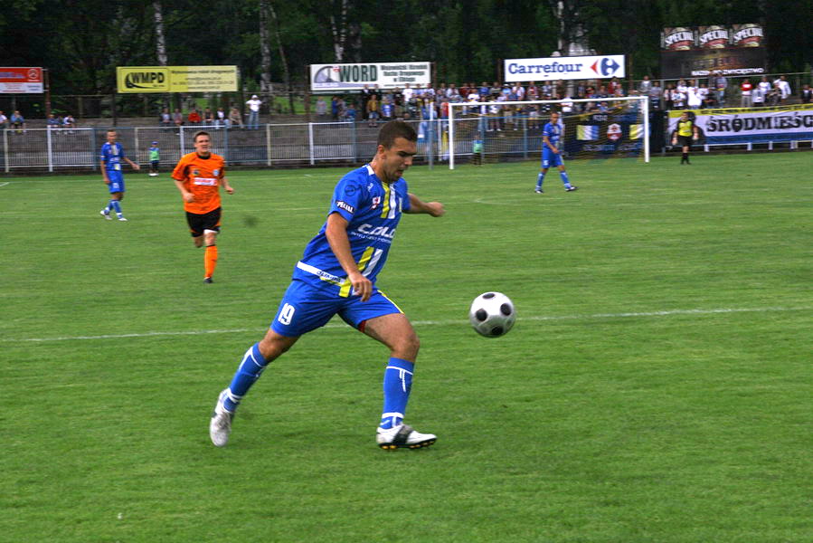 Mecz 1 kolejki II ligi Olimpia Elblg - Wigry Suwaki 1:0, fot. 9