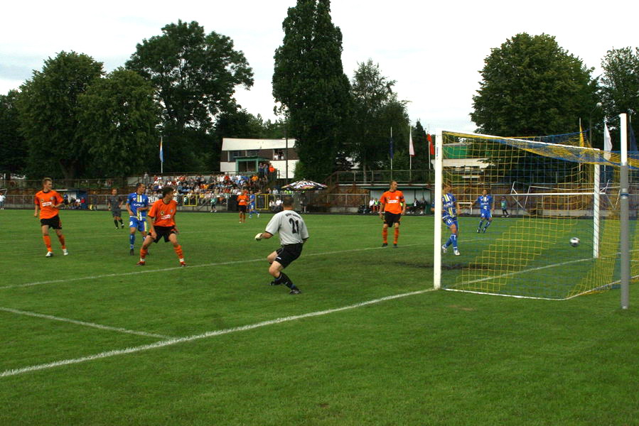 Mecz 1 kolejki II ligi Olimpia Elbląg - Wigry Suwałki 1:0, fot. 10