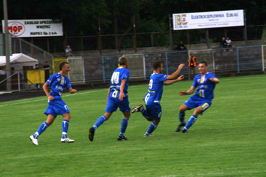 Mecz 1 kolejki II ligi Olimpia Elblg - Wigry Suwaki 1:0, fot. 12