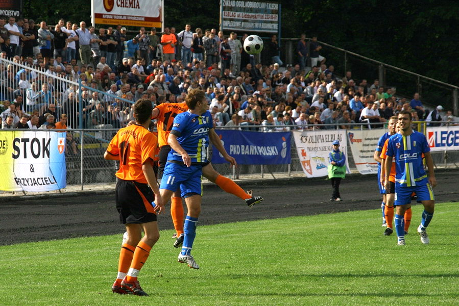 Mecz 1 kolejki II ligi Olimpia Elbląg - Wigry Suwałki 1:0, fot. 16