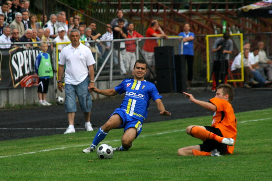 Mecz 1 kolejki II ligi Olimpia Elblg - Wigry Suwaki 1:0, fot. 31