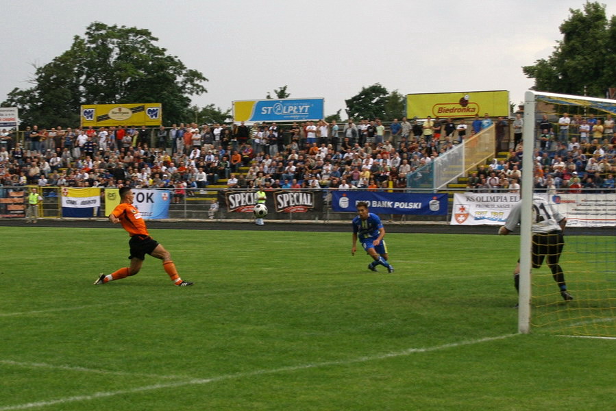 Mecz 1 kolejki II ligi Olimpia Elblg - Wigry Suwaki 1:0, fot. 35