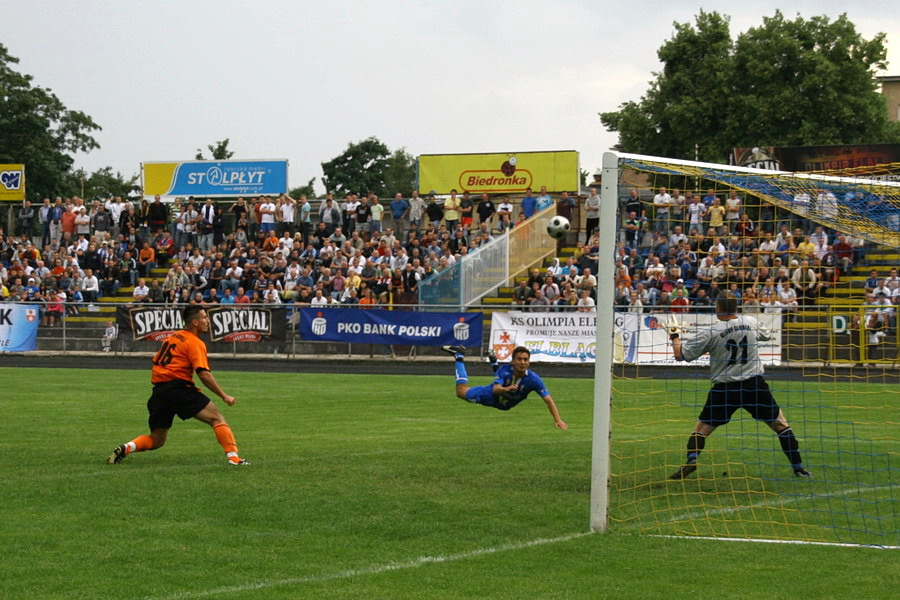 Mecz 1 kolejki II ligi Olimpia Elblg - Wigry Suwaki 1:0, fot. 36