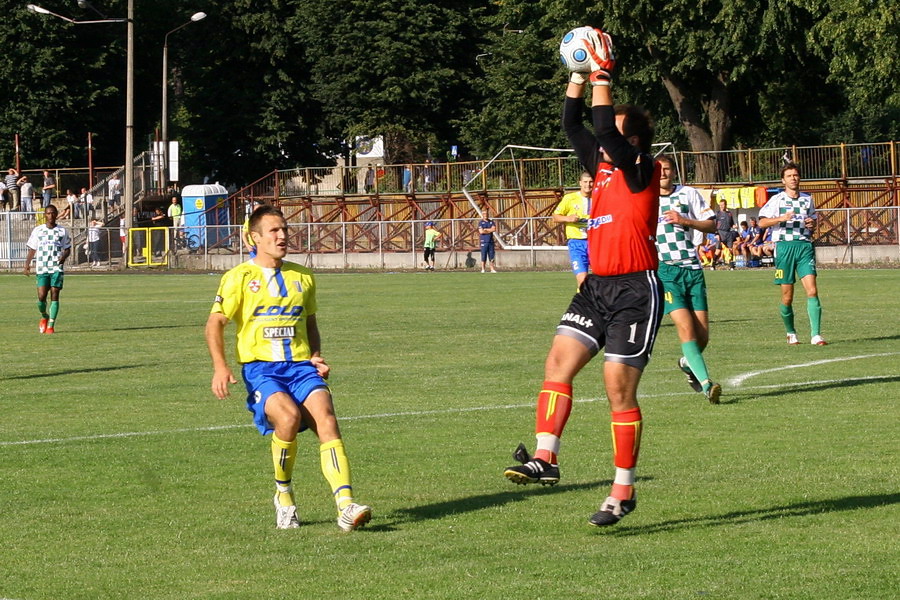 Mecz 3 kolejki II ligi Olimpia Elblg - wit Nowy Dwr Maz. 5-6, fot. 1