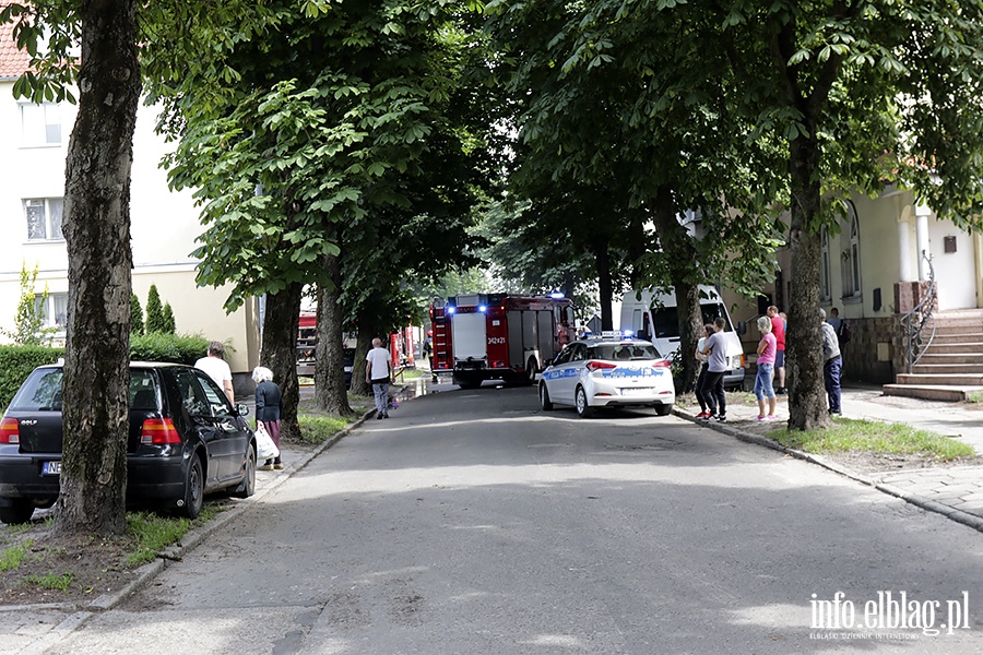 Pożar mieszkania przy ulicy Ogrodowej, fot. 1