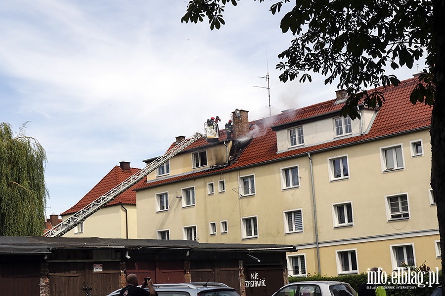 Pożar mieszkania przy ulicy Ogrodowej, fot. 2