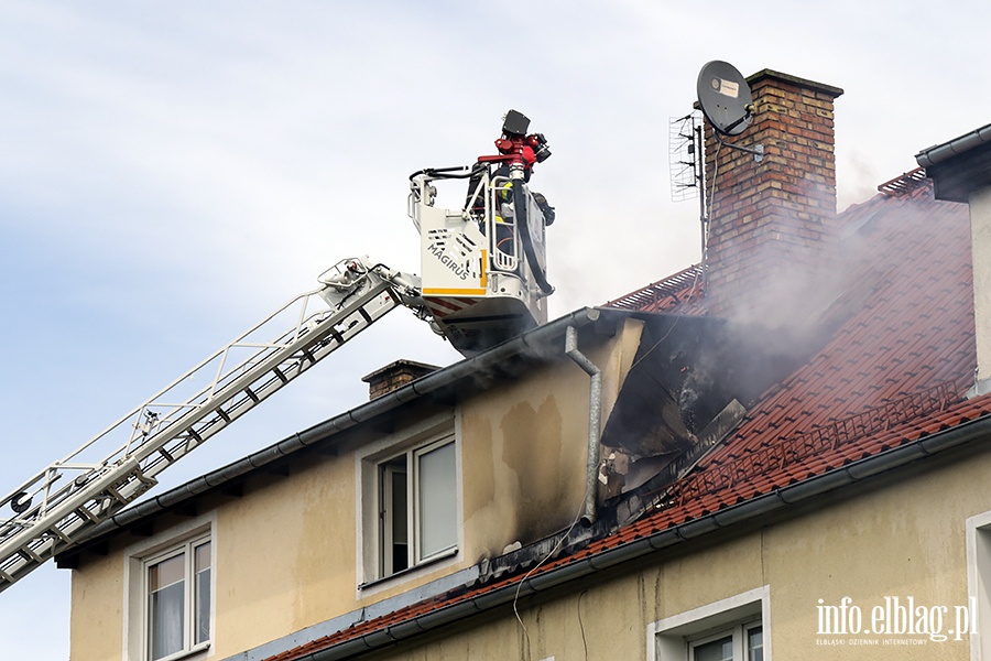 Pożar mieszkania przy ulicy Ogrodowej, fot. 4
