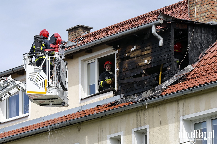 Pożar mieszkania przy ulicy Ogrodowej, fot. 32