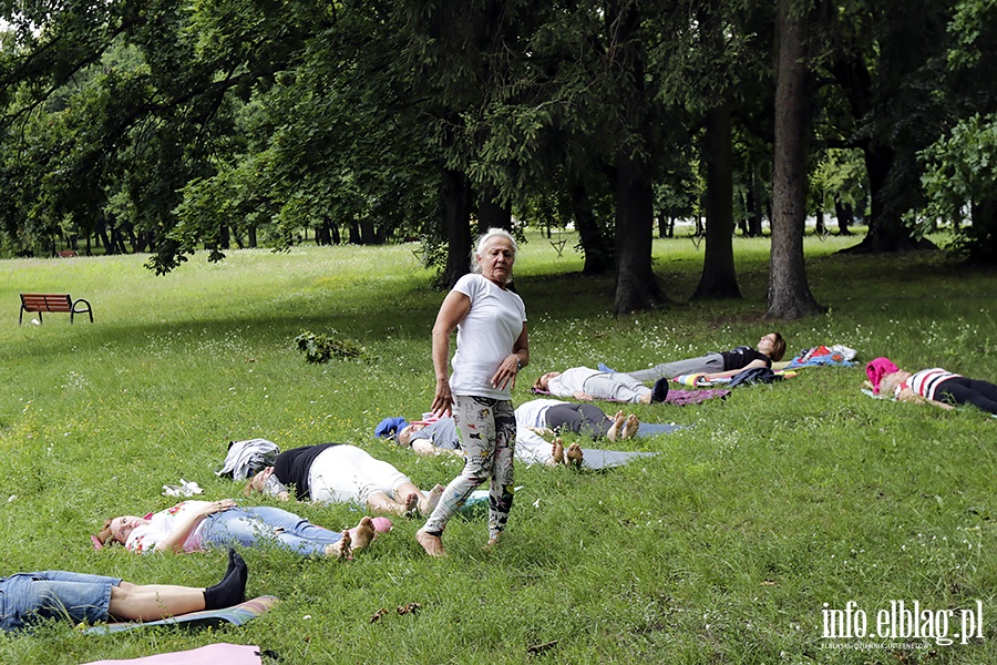 Park Modrzewie joga, fot. 17