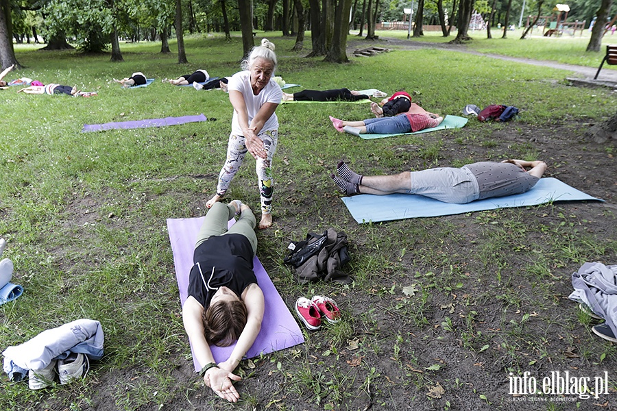 Park Modrzewie joga, fot. 24
