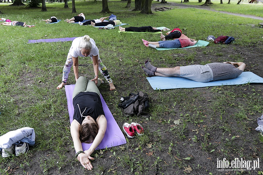 Park Modrzewie joga, fot. 25