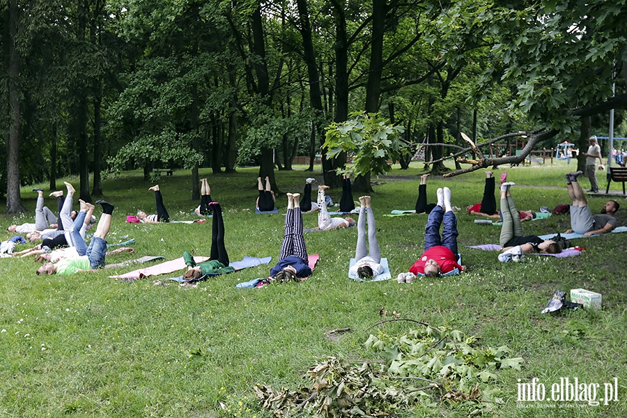 Park Modrzewie joga, fot. 29