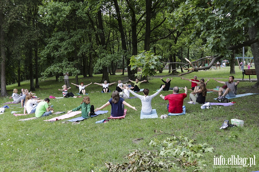 Park Modrzewie joga, fot. 32