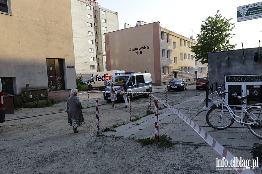 Wyciek substancji toksycznej w pralni na ulicy Hetmaskiej, fot. 12