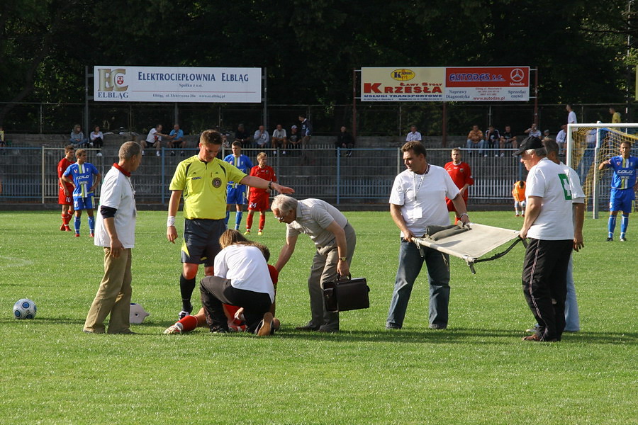 Mecz 5 kolejki II ligi: Olimpia Elblg - Hetman Zamo 4-1, fot. 5