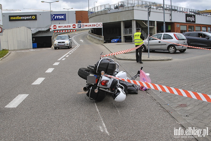 Wypadek motocyklisty z toyota, fot. 7