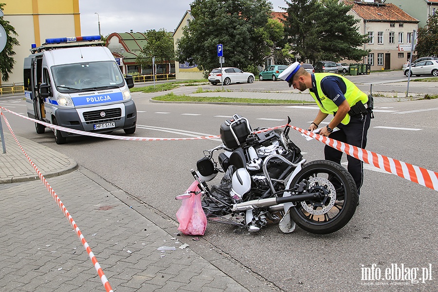 Wypadek motocyklisty z toyota, fot. 16
