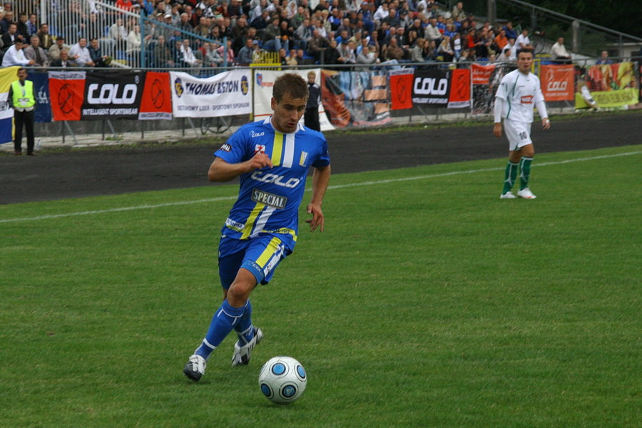 Mecz 8 kolejki II ligi: Olimpia Elbląg - Pelikan Łowicz 1-1, fot. 9