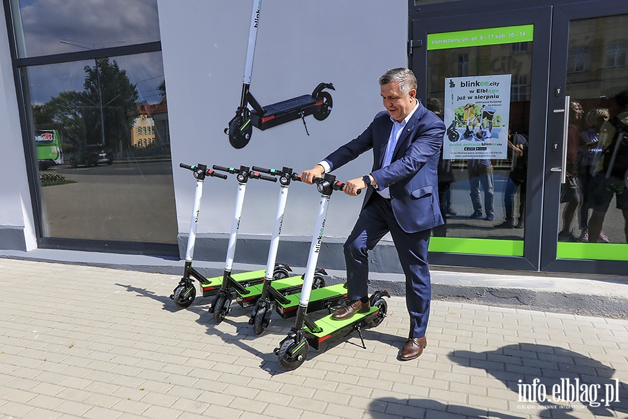 Elektryczne hulajnogi w Elblągu, fot. 2