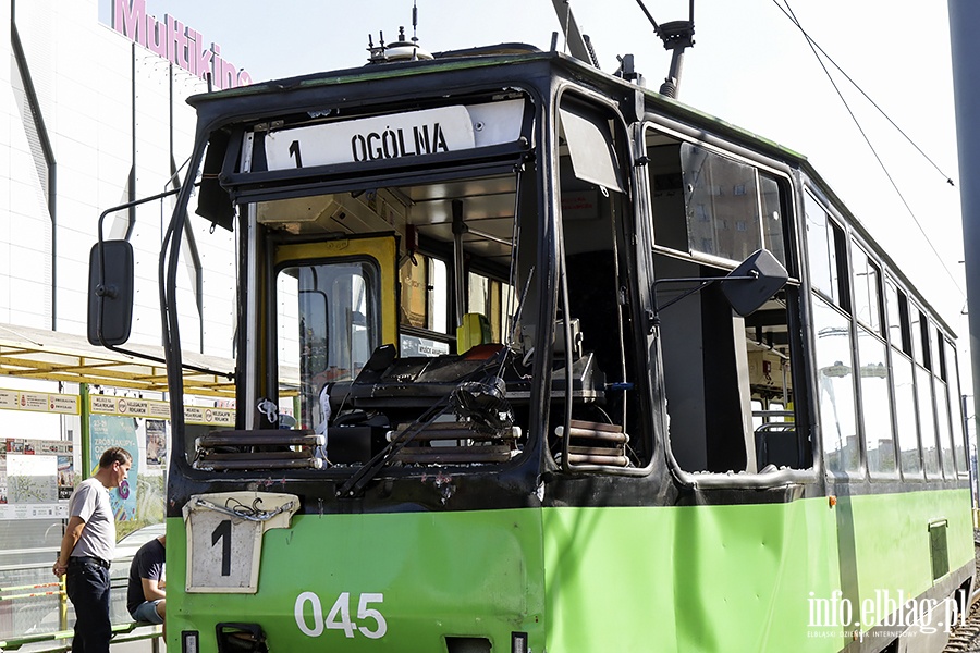 Zderzenie dwch tramwajw na Pk.Dbka, fot. 11