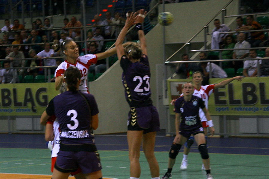 Mecz 2 kolejki ekstraklasy kobiet: Start Elbląg - SPR Lublin 22-33, fot. 23