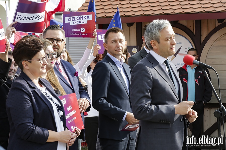 Biedro,Zandberg i Czarzasty w Elblgu, fot. 19