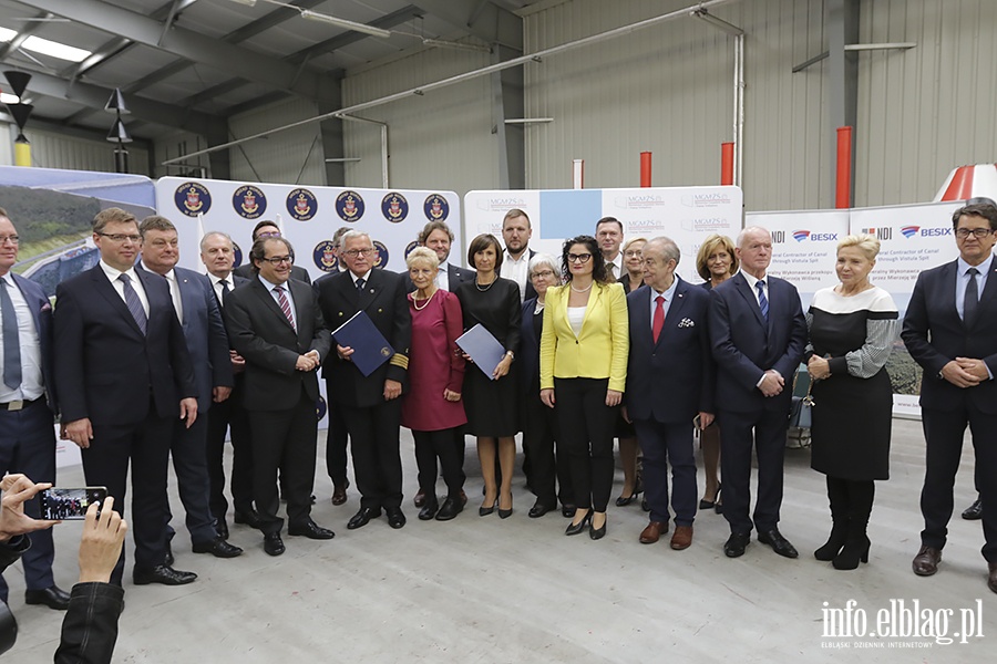 Podpisanie umowy o przekopie mierzeji wiślanej, fot. 36
