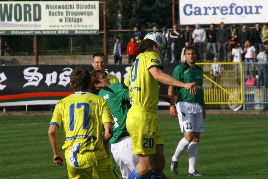 Mecz 13 kolejki II ligi: Olimpia Elblg - GKS Jastrzbie 1-3, fot. 6