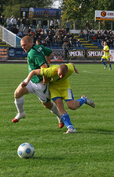 Mecz 13 kolejki II ligi: Olimpia Elblg - GKS Jastrzbie 1-3, fot. 8