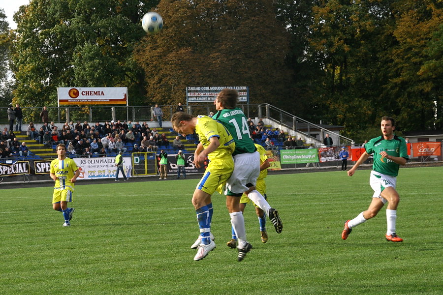 Mecz 13 kolejki II ligi: Olimpia Elblg - GKS Jastrzbie 1-3, fot. 12