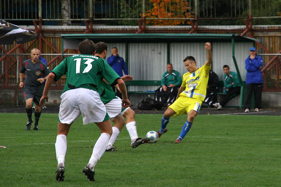 Mecz 13 kolejki II ligi: Olimpia Elblg - GKS Jastrzbie 1-3, fot. 27